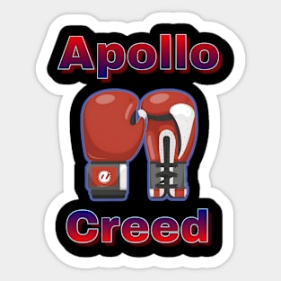 Apollo Creed Boxing Gloves Sticker